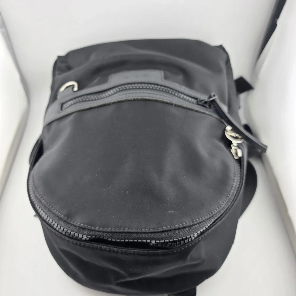 Longchamp Le Pliage Neo Backpack Nylon Leather Trim Women Small Black GOOD Chic Longchamp Backpack - Le Pliage Neo Small | Bloomingdale main image 4